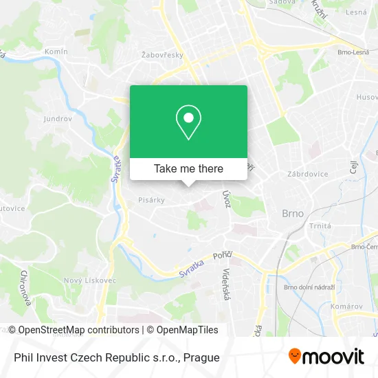 Карта Phil Invest Czech Republic s.r.o.