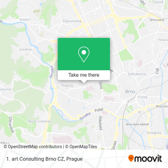 Карта 1. art Consulting Brno CZ
