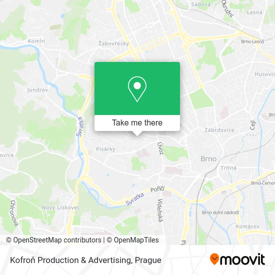 Карта Kofroň Production & Advertising