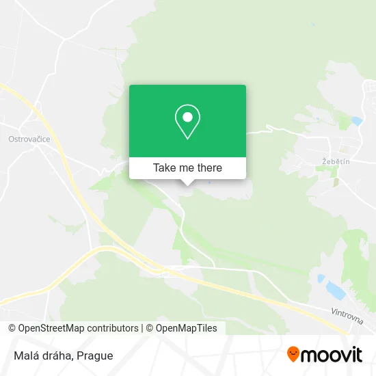 Карта Malá dráha