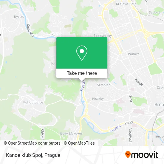 Карта Kanoe klub Spoj