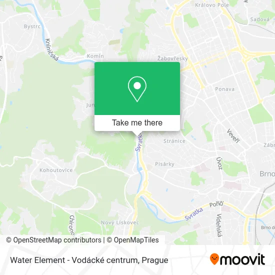 Карта Water Element - Vodácké centrum