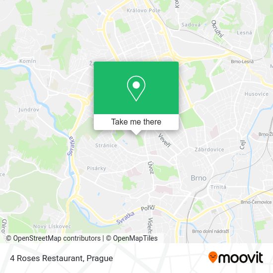 Карта 4 Roses Restaurant
