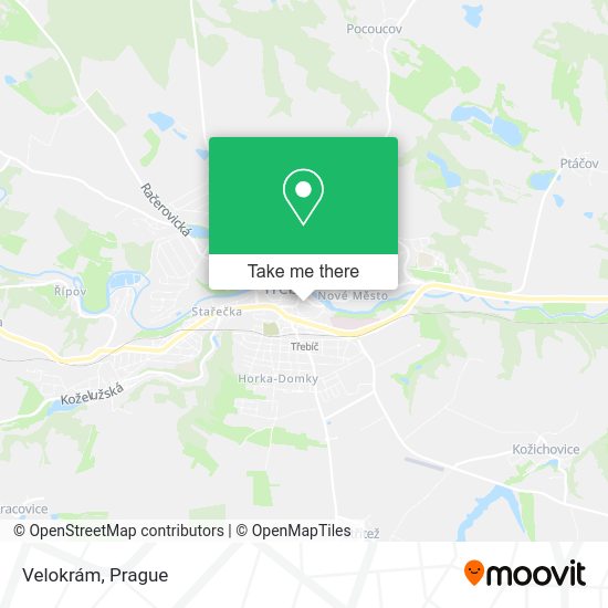 Карта Velokrám
