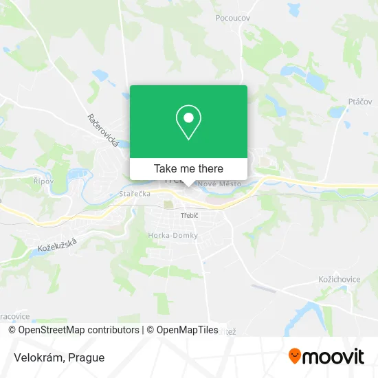Карта Velokrám