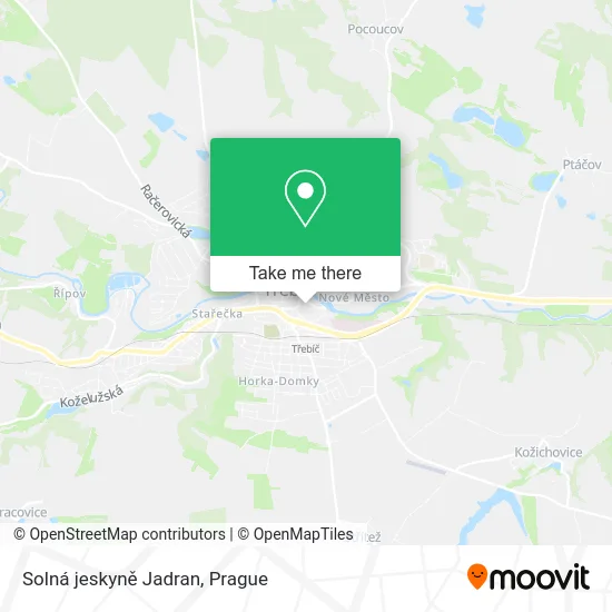 Карта Solná jeskyně Jadran