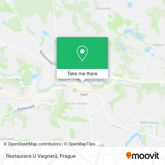 Карта Restaurace U Vaignerů