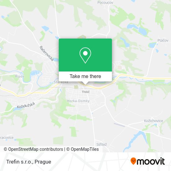 Карта Trefin s.r.o.