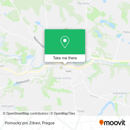 Карта Pomucky pro Zdravi