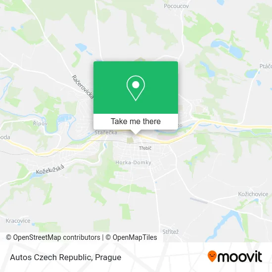 Карта Autos Czech Republic
