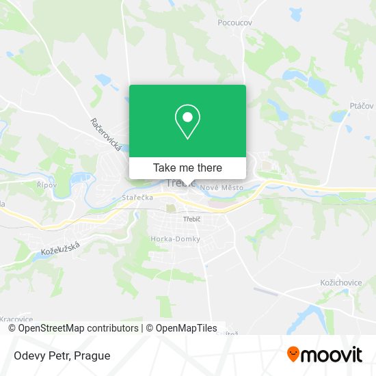 Карта Odevy Petr
