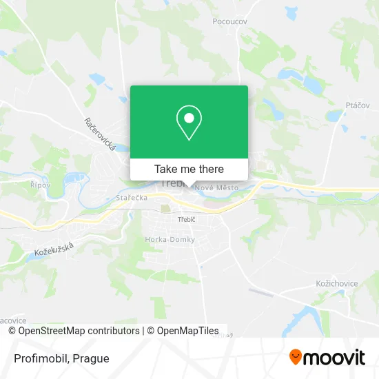 Profimobil map