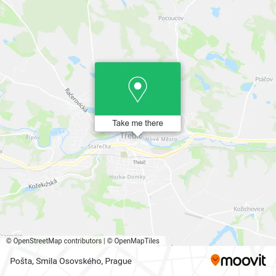 Карта Pošta, Smila Osovského