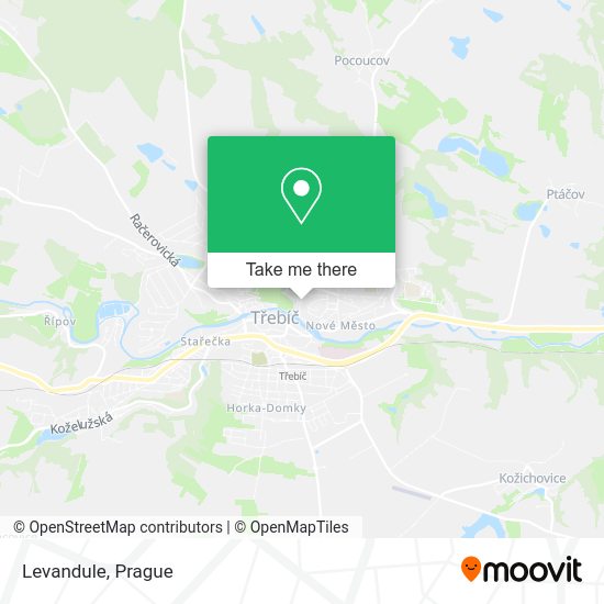 Карта Levandule