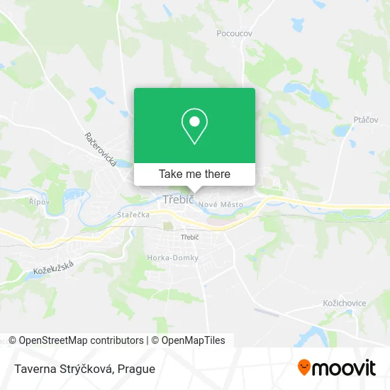 Карта Taverna Strýčková
