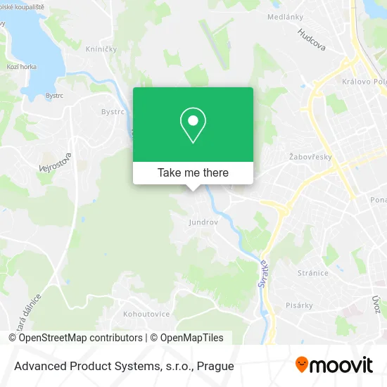 Карта Advanced Product Systems, s.r.o.