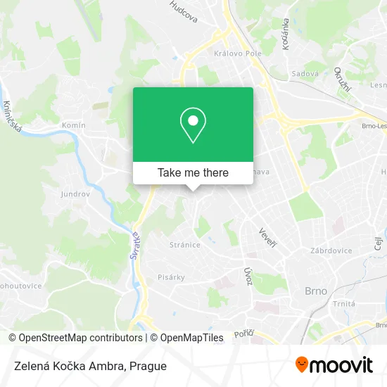 Карта Zelená Kočka Ambra