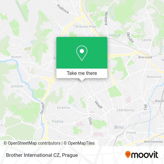 Карта Brother International CZ