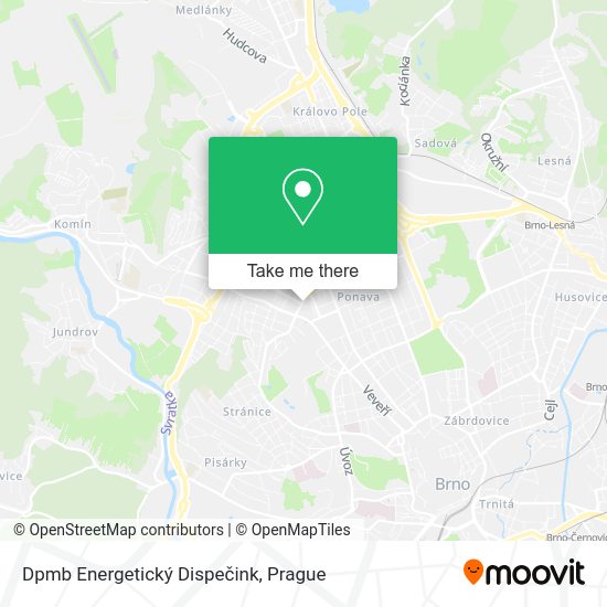 Карта Dpmb Energetický Dispečink