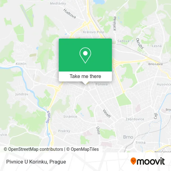 Карта Pivnice U Korinku