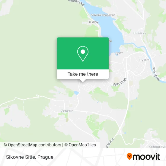 Карта Sikovne Sitie