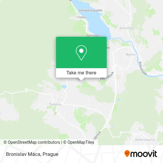 Карта Bronislav Máca