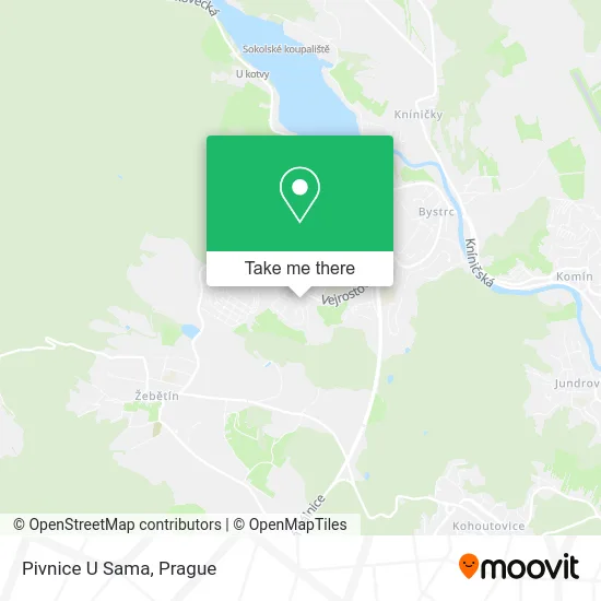 Карта Pivnice U Sama