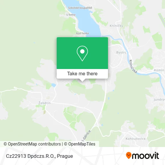 Карта Cz22913 Dpdczs.R.O.