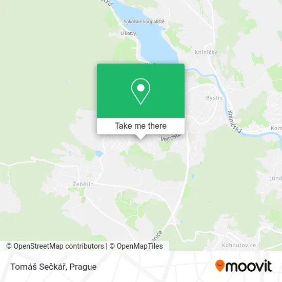 Tomáš Sečkář map