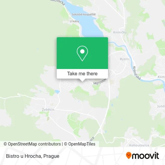 Карта Bistro u Hrocha