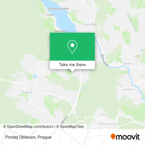 Карта Prodej Oblecen