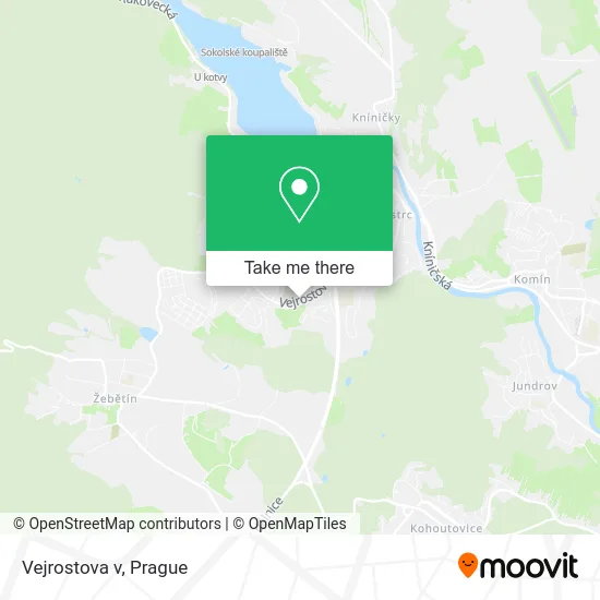 Карта Vejrostova v