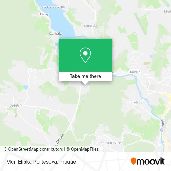 Карта Mgr. Eliška Portešová