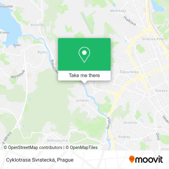 Карта Cyklotrasa Svratecká