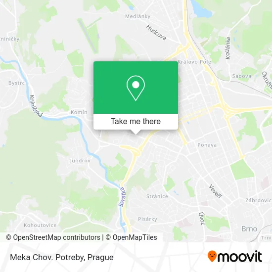 Карта Meka Chov. Potreby