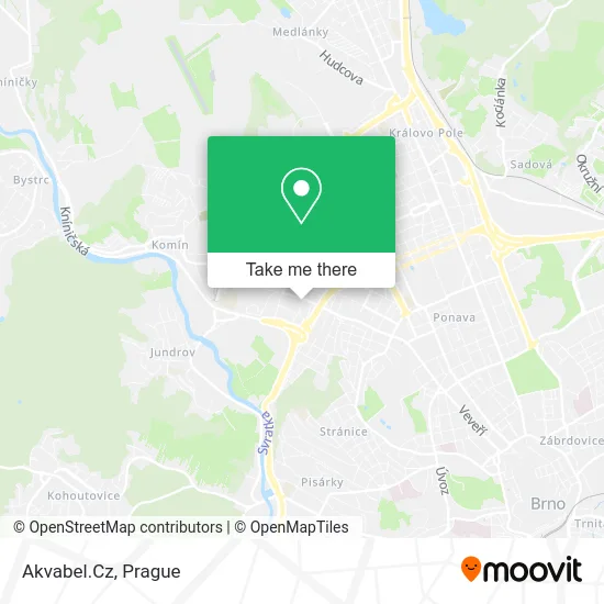 Карта Akvabel.Cz