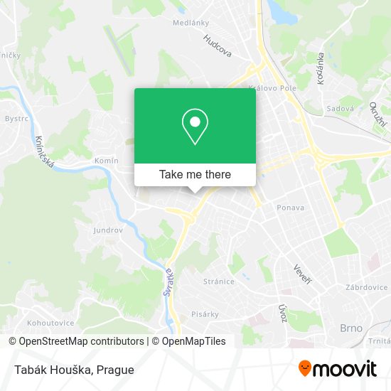 Карта Tabák Houška