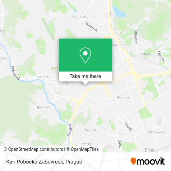 Карта Kjm Pobocka Zabovresk