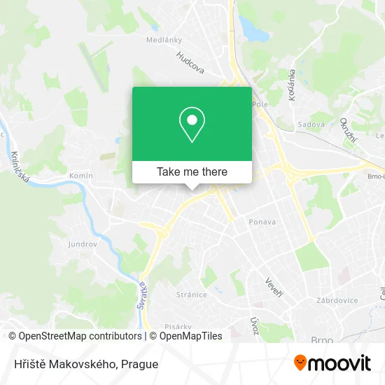 Карта Hřiště Makovského