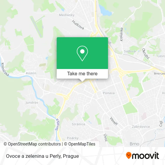 Карта Ovoce a zelenina u Perly