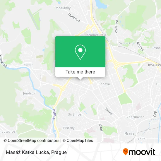 Карта Masáž Katka Lucká