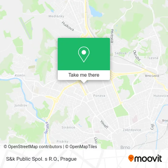 Карта S&k Public Spol. s R.O.