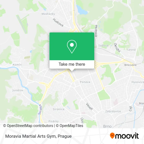 Карта Moravia Martial Arts Gym