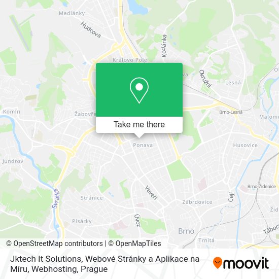 Карта Jktech It Solutions, Webové Stránky a Aplikace na Míru, Webhosting