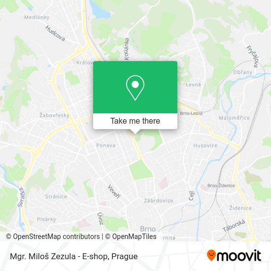 Карта Mgr. Miloš Zezula - E-shop