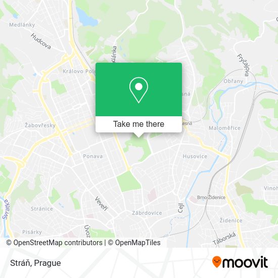 Карта Stráň