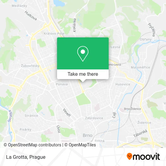 La Grotta map
