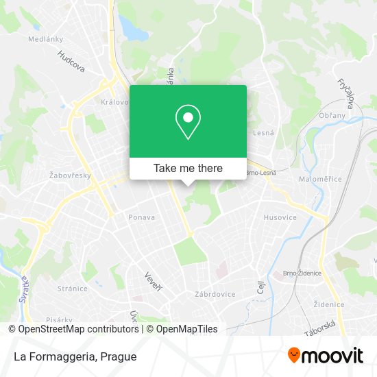 Карта La Formaggeria