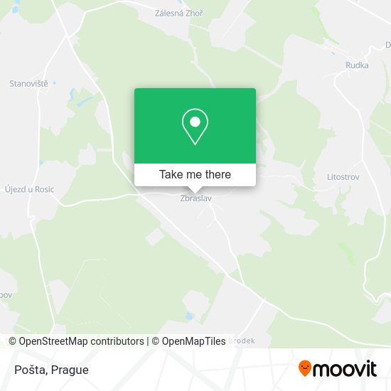 Карта Pošta