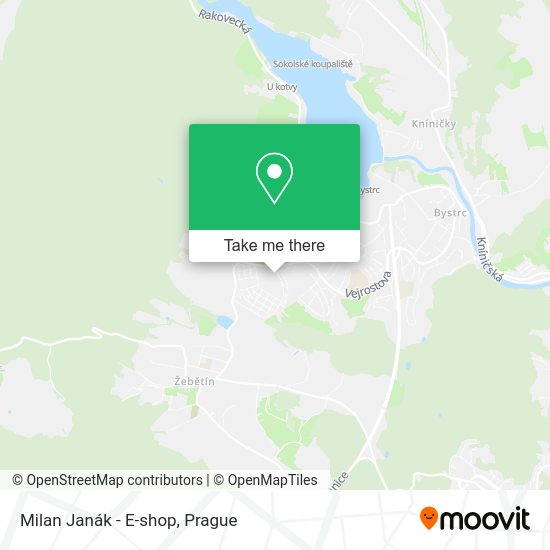 Карта Milan Janák - E-shop